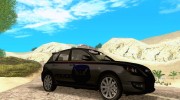 Mazda 3 Police для GTA San Andreas миниатюра 1
