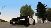 Ford Taurus LSPD(LAPD) 2014 Sa style para GTA San Andreas miniatura 1