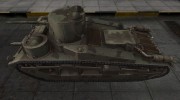 Пустынный скин для Vickers Medium Mk. III для World Of Tanks миниатюра 2