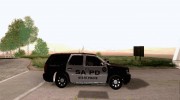 Chevrolet Tahoe SAPD для GTA San Andreas миниатюра 5