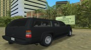 Chevrolet Suburban FBI para GTA Vice City miniatura 4