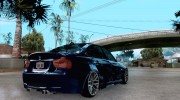 BMW M3 E90 Sedan 2009 for GTA San Andreas miniature 4