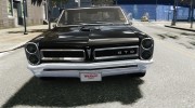 Pontiac GTO DF для GTA 4 миниатюра 6