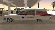 Cadillac Miller-Meteor 1959 Ambulance para GTA San Andreas miniatura 5