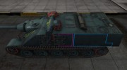 Контурные зоны пробития AMX 50 Foch for World Of Tanks miniature 2