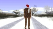 Skin GTA Online в маске и леопардовом костюме para GTA San Andreas miniatura 5