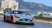 Aston Martin DB11 Police Unmarked (ELS) for GTA 5 miniature 2