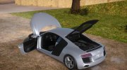 Audi R8 4.2 FSI Quattro for GTA San Andreas miniature 4