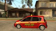 Renault Scenic Mk2 Crveni Taxi для GTA San Andreas миниатюра 2