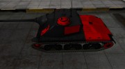 Черно-красные зоны пробития T25 AT для World Of Tanks миниатюра 2