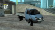 ГАЗ-33104 Валдай для GTA San Andreas миниатюра 2