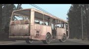 Заброшенный автобус для GTA San Andreas миниатюра 3