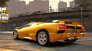 1999 Lamborghini Diablo Roadster для GTA 4 миниатюра 2