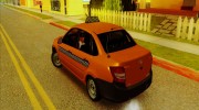 Lada Granta Taxi para GTA San Andreas miniatura 2