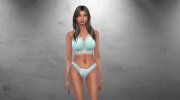 Mermaid Madness Lace Bikini para Sims 4 miniatura 2