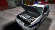 Volkswagen Golf GTI Mk4 Policija para GTA San Andreas miniatura 5