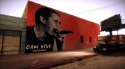 Cancerbero mural con sus frases для GTA San Andreas миниатюра 3