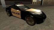 GTA V Coquette Police para GTA San Andreas miniatura 2