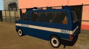 Volkswagen Transporter T4 Police (v.1) для GTA San Andreas миниатюра 5