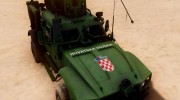Oshkosm M-ATV Croatian Armoured Vehicle for GTA San Andreas miniature 2