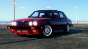 1985 BMW M5 E28 NA-spec v2.0 для GTA 5 миниатюра 1