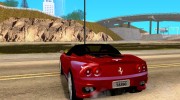 Ferrari 360 Spider para GTA San Andreas miniatura 3