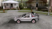 DeLorean DMC-12 (BTTF3) для GTA San Andreas миниатюра 2