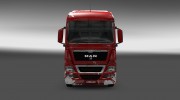 Скин Blood для MAN TGX para Euro Truck Simulator 2 miniatura 4