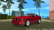 Ford Mustang GT 2005 for GTA Vice City miniature 1