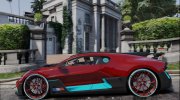 2019 Bugatti Divo 2.0 para GTA 5 miniatura 4