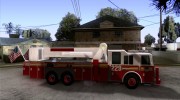 FDNY Seagrave Marauder II Tower Ladder for GTA San Andreas miniature 5