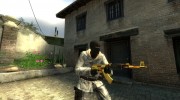 Default CSS Golden AK-47 para Counter-Strike Source miniatura 5