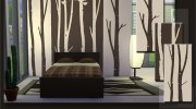 Branches Walls Set для Sims 4 миниатюра 1
