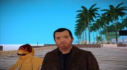 Майкл из GTA 5 в кожаной куртке для GTA San Andreas миниатюра 4
