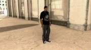 Black футболка для CJ для GTA San Andreas миниатюра 5