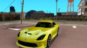 Dodge Viper SRT  GTS para GTA San Andreas miniatura 1
