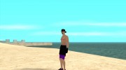 Пляжный человек для GTA San Andreas миниатюра 2