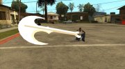 Огромная белая секира из Teenage Mutant Ninja Turtles (2003) для GTA San Andreas миниатюра 2