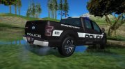 Ford F150 2019 Police Edition для GTA San Andreas миниатюра 2