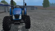 New Holland T4.75 Садовая Версия 3.0 para Farming Simulator 2015 miniatura 2