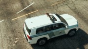 Toyota Land Cruiser Saudi Traffic Police para GTA 5 miniatura 4