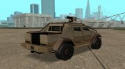 GTA V HVY Insurgent Pick-up SA Style para GTA San Andreas miniatura 2