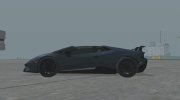 2018 Lamborghini Huracan LP640-4 Performante Spyder (SA Style) para GTA San Andreas miniatura 3
