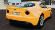 Alfa Romeo 8C Competizione for GTA 4 miniature 3