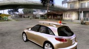 Infiniti FX45 2007 для GTA San Andreas миниатюра 3