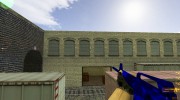 Blue Camo M4 для Counter Strike 1.6 миниатюра 1