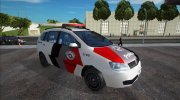 Volkswagen SpaceFox 2012 (SA Style) - PMESP (Полиция) for GTA San Andreas miniature 1