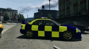 Subaru Impreza British ANPR(Automatic Number Plate Recognition) para GTA 4 miniatura 5