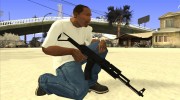 Чёрный AK47 para GTA San Andreas miniatura 4