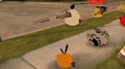 Orange Bird from Angry Birds для GTA San Andreas миниатюра 3